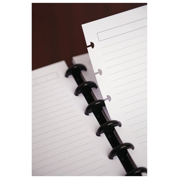 TUL Quilted Leather Notebook in Gray - Picture 4 of 6